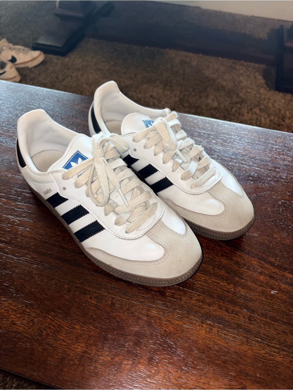 adidas Samba Sneakers - White and Black